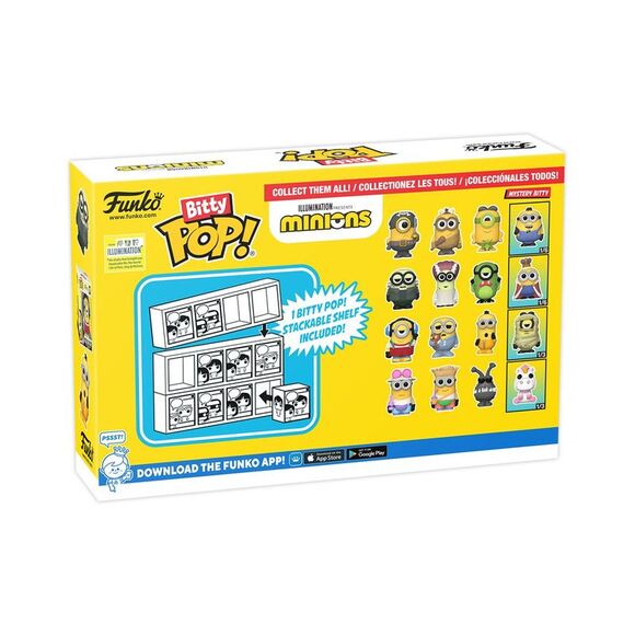 Funko POP! Bitty Minions, 4-Pack, Series 1 (Eye Matie) - Picture 3 of 5